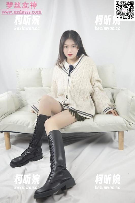 MSLASS梦丝女神 - 玥玥：原图的旗袍，窗外铁皮厂房竟成了衣角的舞台。