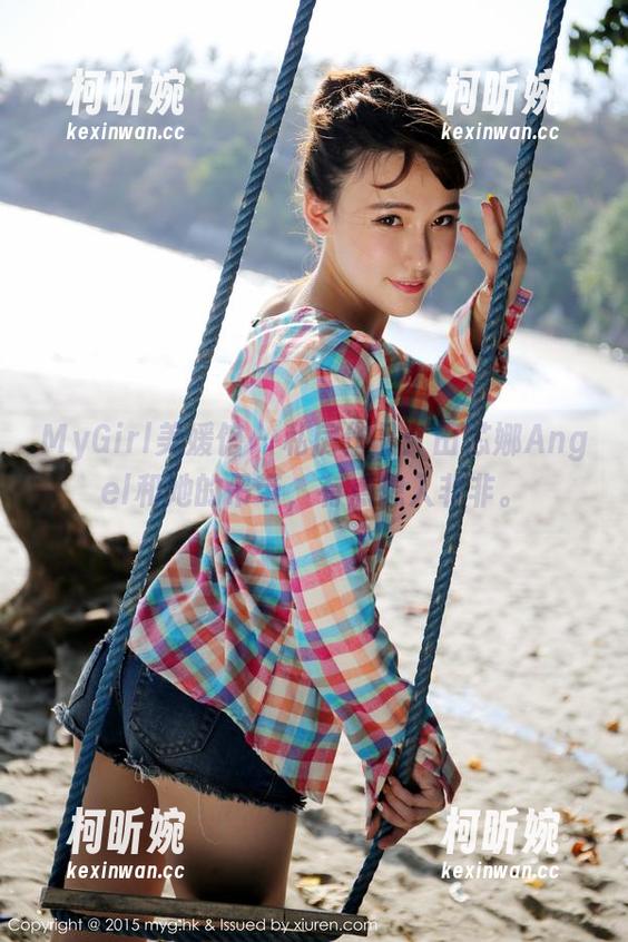 MyGirl美媛馆 - 私房作品：田芯娜Angel和她的吊带，有点想入非非。