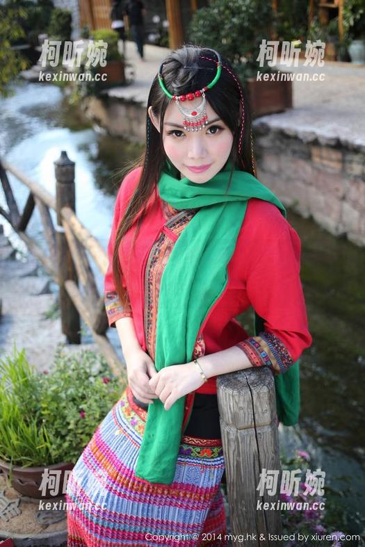 美媛馆 - 黄密儿的奶牛写真，居然有种要喝奶茶的冲动…这是要怎样？
