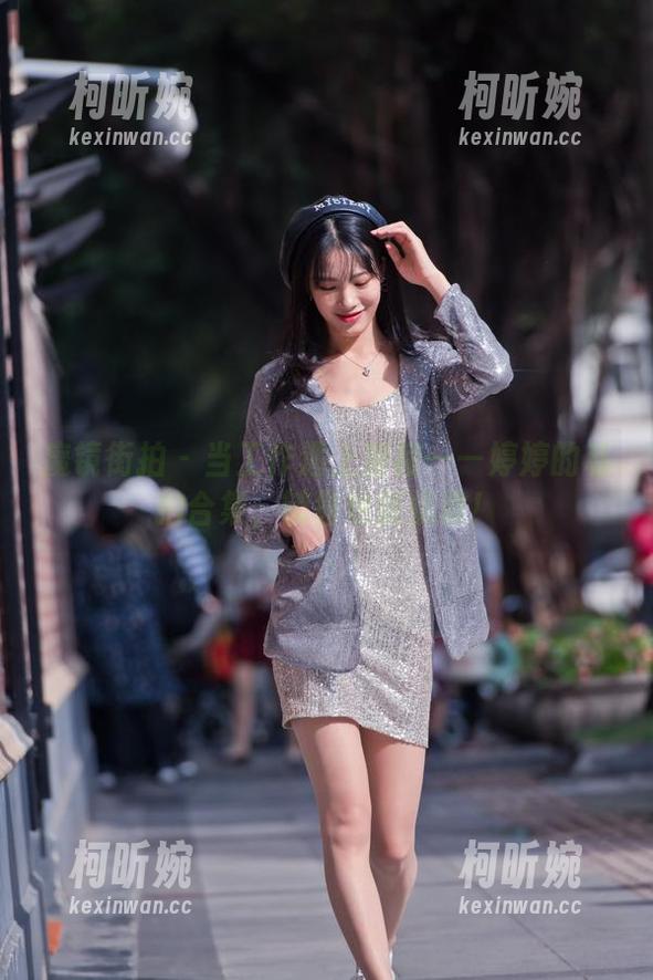 魔镜街拍 - 当工作遇上粉裙——婷婷的私拍合集，销售也能优雅！